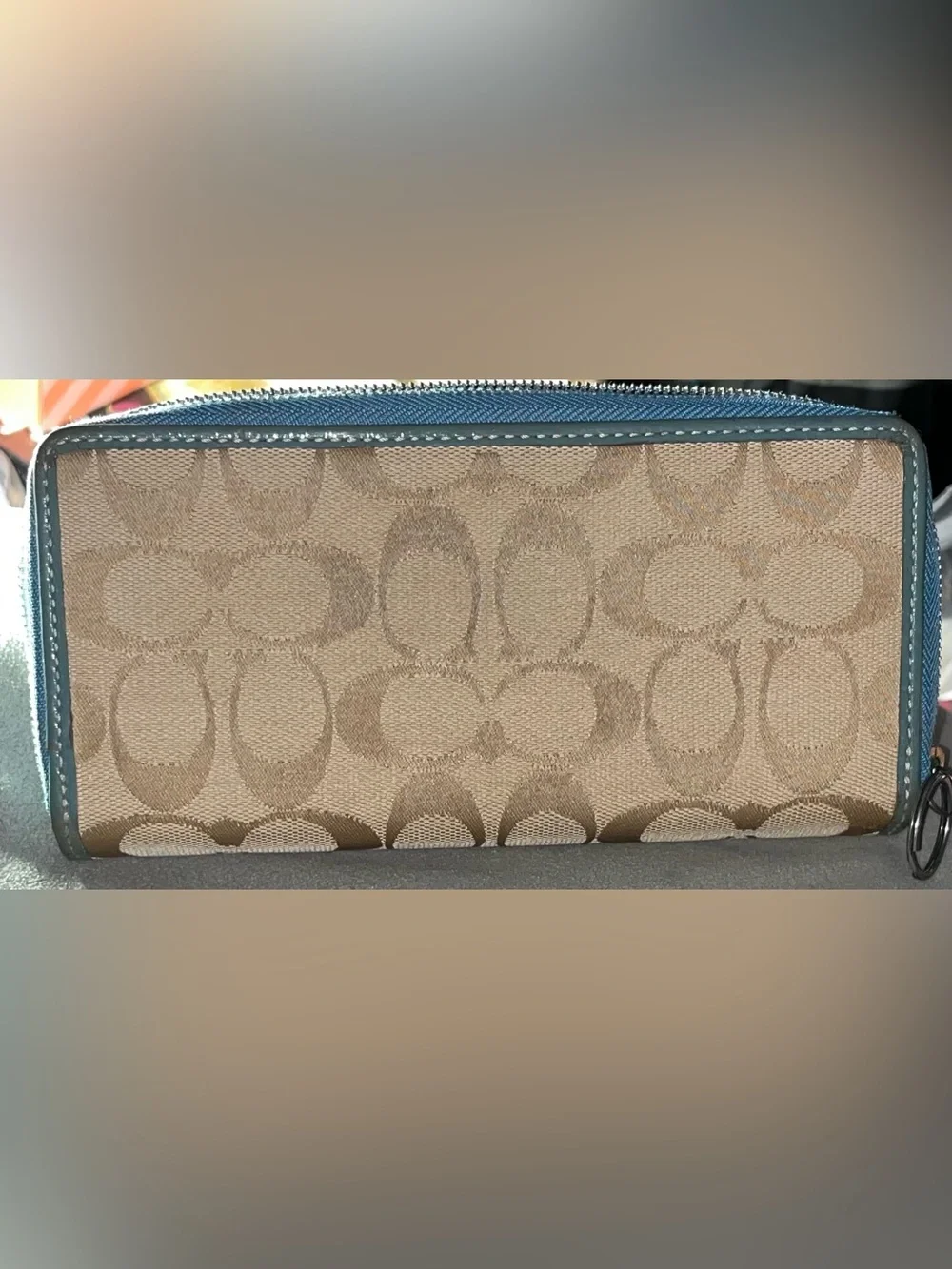 Coach Vintage Signature Color Block Wallet